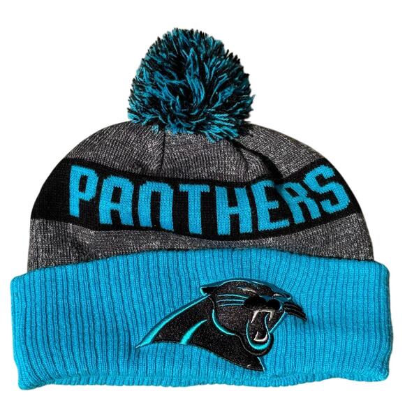 Blue New Era Panthers Beanie - Picture 4 of 5